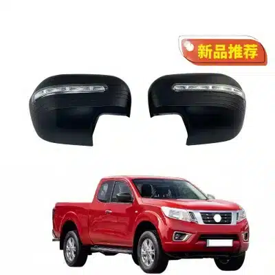 Matte Black Rear View Mirror Cover Caps with LED Signal Light for Nissan Navara NP300 Frontier 2014-2020 Matte Black Rear View Mirror Cover Caps with LED Signal Light for Nissan Navara NP300 Frontier 2014-2020