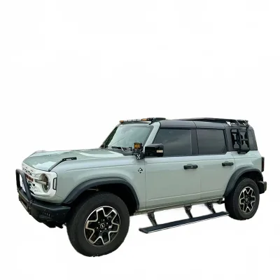 Aluminum Alloy Roof Rack Platform with Side Ladder Support for Ford Bronco Exterior Cargo Carrier System Aluminum Alloy Roof Rack Platform with Side Ladder Support for Ford Bronco Exterior Cargo Carrier System