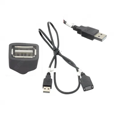 Universal Car USB Extension Cable 80CM Male to Female Dashboard Mounting Adapter Cord Universal Car USB Extension Cable 80CM Male to Female Dashboard Mounting Adapter Cord