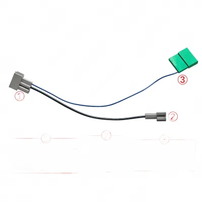 3.5mm Car AUX Audio Adapter Cable for Honda Vehicle Media Interface Connector 3.5mm Car AUX Audio Adapter Cable for Honda Vehicle Media Interface Connector