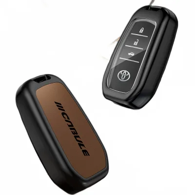 Remote Car Key Fob Cover Slim Fit Shell for Toyota Camry Prado Crown Reiz Levin Alphard Highlander Remote Car Key Fob Cover Slim Fit Shell for Toyota Camry Prado Crown Reiz Levin Alphard Highlander