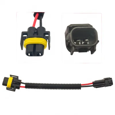 H11 to H11-21 LED HID Bulb Socket Adapter Wiring Harness Connector for Honda Civic
