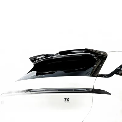 Rear Trunk Spoiler Lip MC Style Carbon Fiber Texture Wing for Zeekr 7X Rear Trunk Spoiler Lip MC Style Carbon Fiber Texture Wing for Zeekr 7X