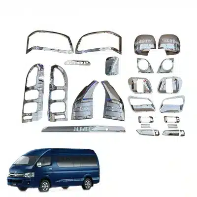 Chrome Exterior Trim Decoration Kit for Toyota Hiace 200 Series 2012 Chrome Exterior Trim Decoration Kit for Toyota Hiace 200 Series 2012