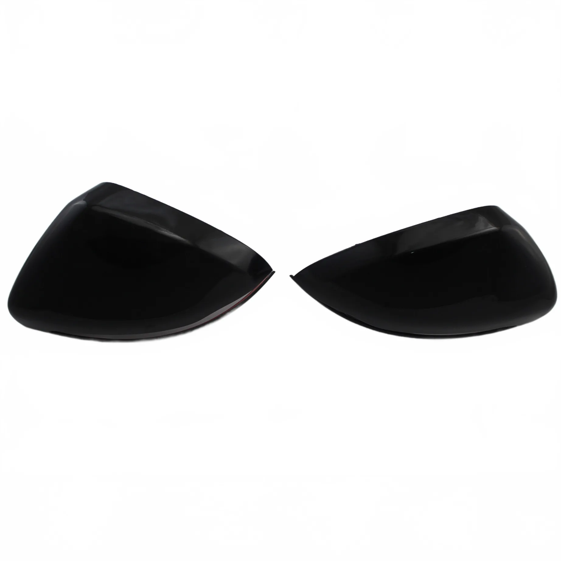 Piano Glossy Black Rearview Mirror Cover Caps for Mercedes-Benz B C E Class GLC GLE GLA Left Hand Drive