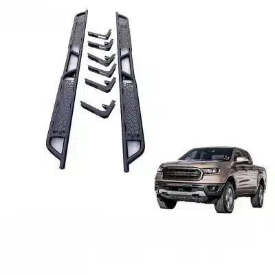 Heavy Duty Steel Side Steps Running Boards Nerf Bars for Toyota Tundra RAM 1500 and Ford F-150 Pickup Trucks Heavy Duty Steel Side Steps Running Boards Nerf Bars for Toyota Tundra RAM 1500 and Ford F-150 Pickup Trucks