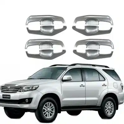 Chrome Exterior Door Handle Cover and Bowl Trim Kit for Fortuner and Innova 2008-2014 Chrome Exterior Door Handle Cover and Bowl Trim Kit for Fortuner and Innova 2008-2014