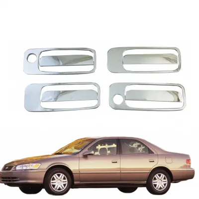 Exterior Door Handle Set for Toyota Camry 1992-2000, ABS Chrome Finished Outer Door Handles