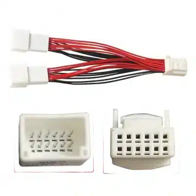 12-Pin Y-Splitter Harness AUX Audio Input Adapter Compatible with Toyota Lexus Entertainment System 12-Pin Y-Splitter Harness AUX Audio Input Adapter Compatible with Toyota Lexus Entertainment System