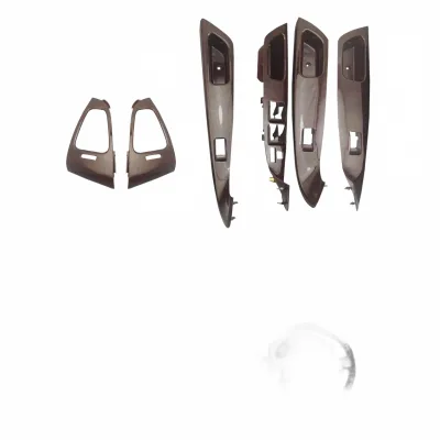 Interior Door Handle and Power Window Switch Panel Trim Set Wood Grain for Toyota Innova Kijang 2003-2012 Interior Door Handle and Power Window Switch Panel Trim Set Wood Grain for Toyota Innova Kijang 2003-2012