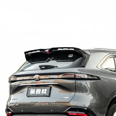 Rear Trunk Spoiler Wing for Changan CS75 Plus 4th Gen Sport Style MC Roof Spoiler Tail Wing Extension Rear Trunk Spoiler Wing for Changan CS75 Plus 4th Gen Sport Style MC Roof Spoiler Tail Wing Extension
