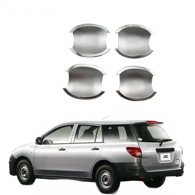 Chrome Exterior Door Handle Bowl Covers for Nissan AD VAN 2006+, Protective Trim Set Chrome Exterior Door Handle Bowl Covers for Nissan AD VAN 2006+, Protective Trim Set