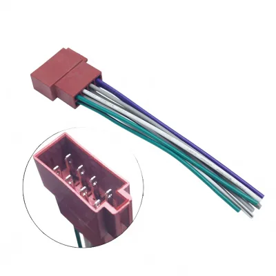 ISO Radio Wire Harness Connector Power Cable for VW Jetta/Bora/Octavia/Polo/Peugeot Stereo Head Unit Installation ISO Radio Wire Harness Connector Power Cable for VW Jetta/Bora/Octavia/Polo/Peugeot Stereo Head Unit Installation