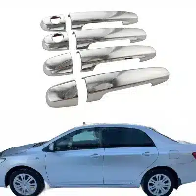Outer Door Handle Cover Chrome Plated Trim Protection for Toyota Corolla 2008