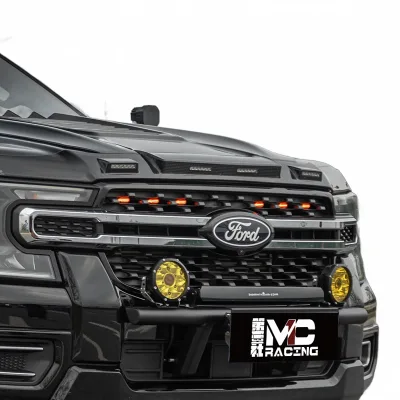 Grille LED Lights for Ford Ranger, Raptor Styling Amber Daytime Running Lamps Warning Fog Decoration Lights Grille LED Lights for Ford Ranger, Raptor Styling Amber Daytime Running Lamps Warning Fog Decoration Lights