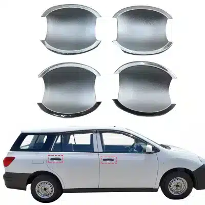 ADVAN Compatible Car Door Handle Bowl Covers ABS Chrome Protective Exterior Trim Set ADVAN Compatible Car Door Handle Bowl Covers ABS Chrome Protective Exterior Trim Set
