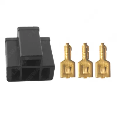 H4 HB2 9003 Female Waterproof Electrical Connector Plug with Terminals for Automotive Headlight Systems H4 HB2 9003 Female Waterproof Electrical Connector Plug with Terminals for Automotive Headlight Systems