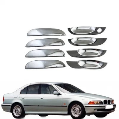 Chrome Plated Car Door Handle Cover Trim for 1995-2004 BMW 5 Series E39 520i 530i LHD Chrome Plated Car Door Handle Cover Trim for 1995-2004 BMW 5 Series E39 520i 530i LHD