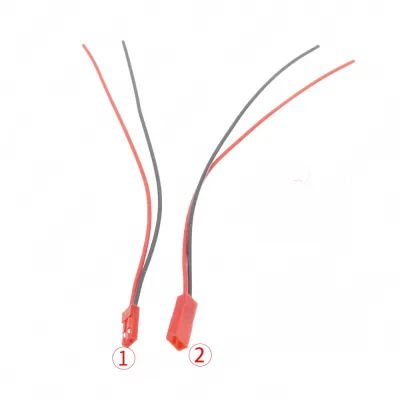 2-Pin Automotive Waterproof Wire Connector Kit Male and Female Plug for LED Headlight and Lens Conversion 2-Pin Automotive Waterproof Wire Connector Kit Male and Female Plug for LED Headlight and Lens Conversion