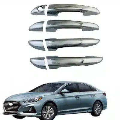 Chrome Exterior Door Handle Cover Trim for 2015-2019 Hyundai Sonata 9th Gen