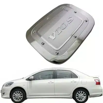 Fuel Tank Gas Cap Cover Chrome Plated ABS Garnish for Vios 2008-2013 Fuel Tank Gas Cap Cover Chrome Plated ABS Garnish for Vios 2008-2013
