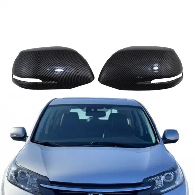 Side Mirror Cover Caps with Carbon Fiber Pattern for CR-V Replacement Exterior Mirror Housing Trim Side Mirror Cover Caps with Carbon Fiber Pattern for CR-V Replacement Exterior Mirror Housing Trim