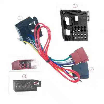 ISO Radio Wiring Harness Adapter for Volkswagen Audi Skoda Seat Video Audio CD Stereo Power Speaker Cable ISO Radio Wiring Harness Adapter for Volkswagen Audi Skoda Seat Video Audio CD Stereo Power Speaker Cable