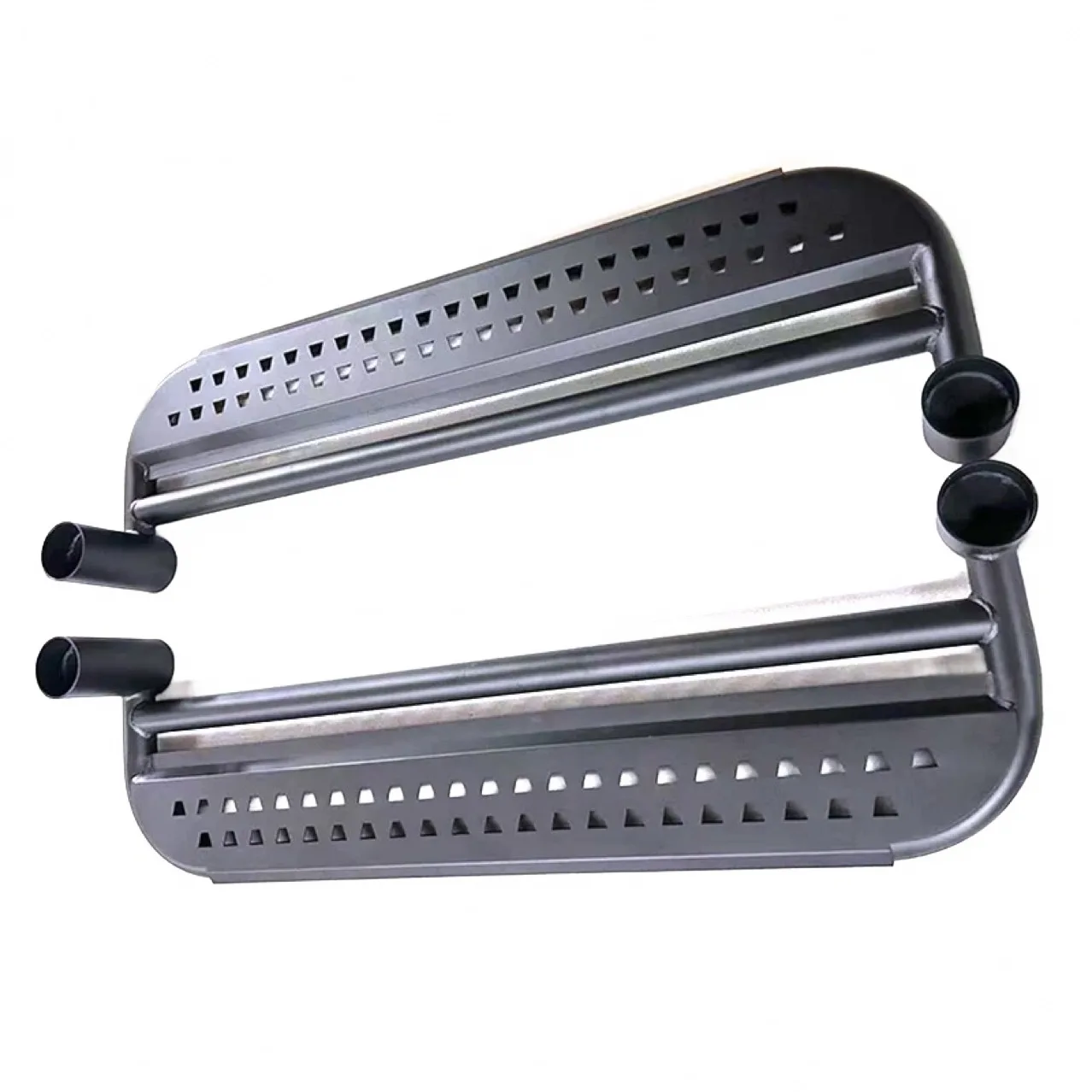 Off-Road Side Steps Running Boards Steel Nerf Bars Replacement for 2007-2017 Suzuki Jimny JB43, Pair