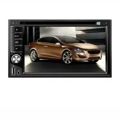 6.2 Inch Universal Double Din Car DVD Player with GPS Navigation Bluetooth Reverse Camera Support and Mirror Link