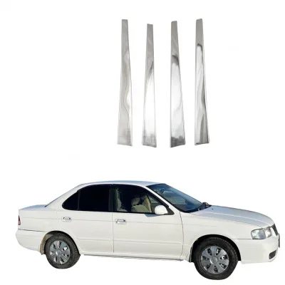 B-Pillar Trim Cover Molding Set for 2002 Nissan Sentra Sunny Door Window Post Decal B-Pillar Trim Cover Molding Set for 2002 Nissan Sentra Sunny Door Window Post Decal