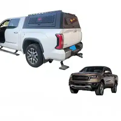 Pickup Truck Bed Cover with Hardtop Shell and Soft Connection Tunnel for Tundra 2022-Present Pickup Truck Bed Cover with Hardtop Shell and Soft Connection Tunnel for Tundra 2022-Present