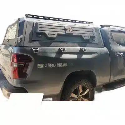 Heavy Duty Manganese Steel Truck Bed Canopy with Triple Opening Side Doors for Pickup Cargo Box Protection Heavy Duty Manganese Steel Truck Bed Canopy with Triple Opening Side Doors for Pickup Cargo Box Protection