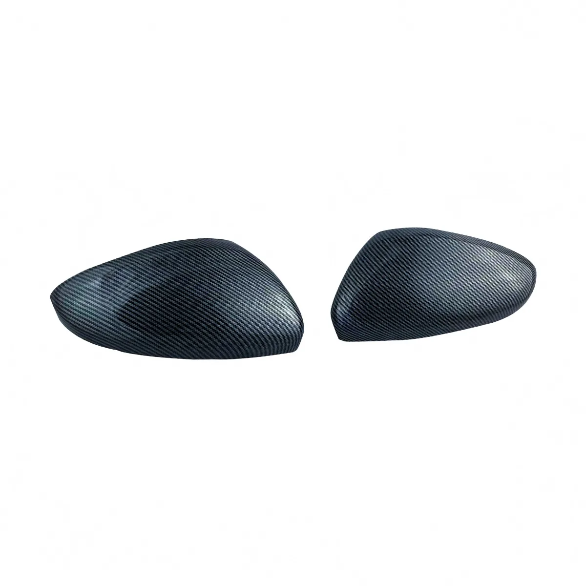 Carbon Fiber Style Rear View Mirror Cover Caps for Peugeot 2008 301 308 308S and Citroen C3-XR 2014-2018