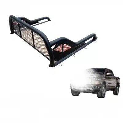 Heavy-Duty Steel Truck Bed Roll Bar with Cargo Basket Luggage Carrier for Pickup Trucks Heavy-Duty Steel Truck Bed Roll Bar with Cargo Basket Luggage Carrier for Pickup Trucks