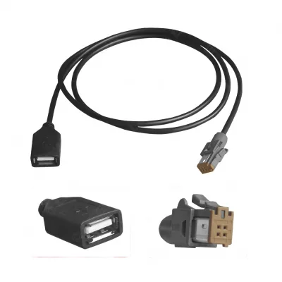 4Pin USB Adapter Cable for Toyota Head Unit Navigation System Original Port Connector 4Pin USB Adapter Cable for Toyota Head Unit Navigation System Original Port Connector