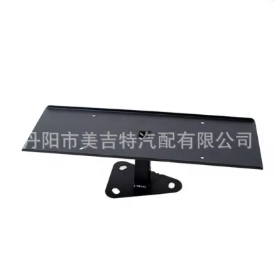 Rear Spare Tire License Plate Relocation Bracket for 2008-2017 Jeep Wrangler JK, Black Steel Rear Spare Tire License Plate Relocation Bracket for 2008-2017 Jeep Wrangler JK, Black Steel