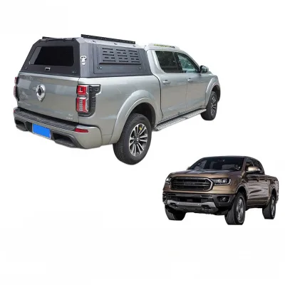 Heavy-Duty Manganese Steel Truck Bed High Canopy, Three-Door Welded Hard Shell Topper for Great Wall Cannon Shanhai Pickup Heavy-Duty Manganese Steel Truck Bed High Canopy, Three-Door Welded Hard Shell Topper for Great Wall Cannon Shanhai Pickup
