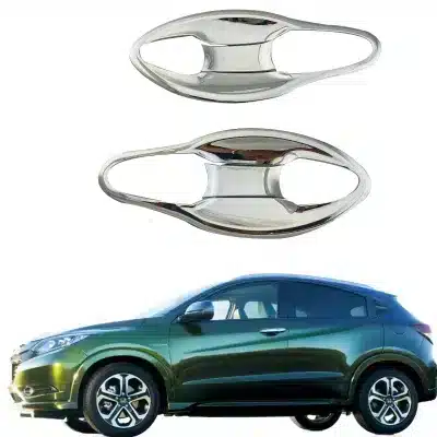 Chrome Exterior Door Handle Cover and Trim Guard for Honda Vezel 2014 Chrome Exterior Door Handle Cover and Trim Guard for Honda Vezel 2014