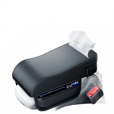 Universal Car Center Console Armrest Pad, Interior Cushion with Built-in Tissue Box for Elbow Support Universal Car Center Console Armrest Pad, Interior Cushion with Built-in Tissue Box for Elbow Support