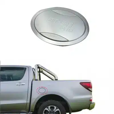 Fuel Tank Cap Cover Trim Chrome Plated ABS Exterior Decoration for Mazda BT-50 2012-2018 Fuel Tank Cap Cover Trim Chrome Plated ABS Exterior Decoration for Mazda BT-50 2012-2018