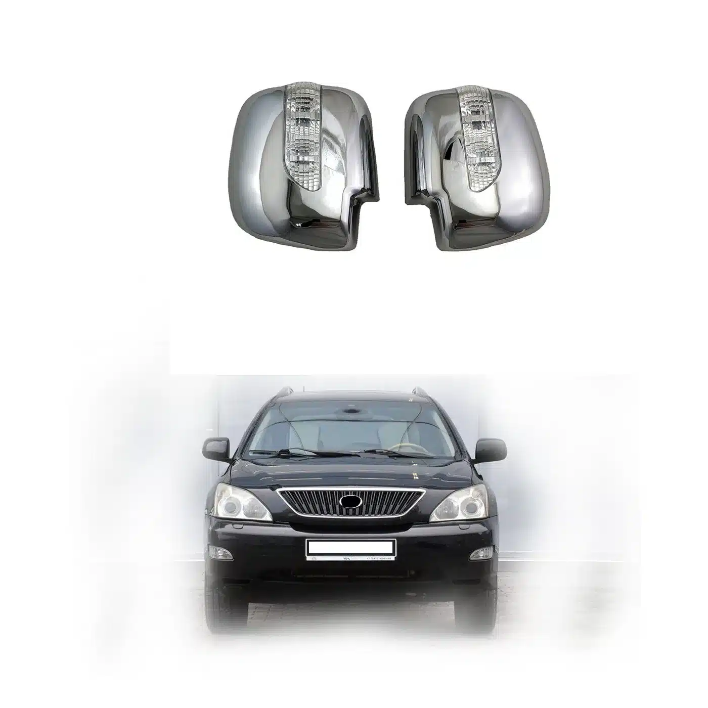 LED Wing Mirror Cover Caps with Signal Indicators for Lexus RX300 RX330 2001-2003
