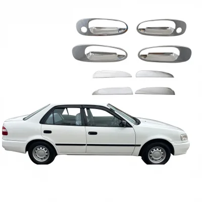 Outer Door Handle Cover and Bowl Guard Trim for Toyota Corolla 1996-2000 and RAV4 1996 Outer Door Handle Cover and Bowl Guard Trim for Toyota Corolla 1996-2000 and RAV4 1996