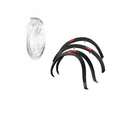 Red and Silver Fender Flare Guard Set for Nissan Navara NP300 2016-2023 Anti-Collision Wheel Arch Trim Red and Silver Fender Flare Guard Set for Nissan Navara NP300 2016-2023 Anti-Collision Wheel Arch Trim