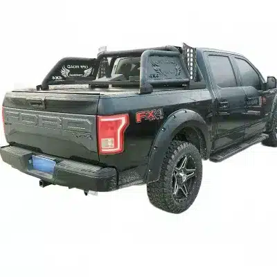 Heavy Duty Truck Bed Roll Bar with Spare Tire Carrier and Protective Rack for Tundra and F-150 Models Heavy Duty Truck Bed Roll Bar with Spare Tire Carrier and Protective Rack for Tundra and F-150 Models