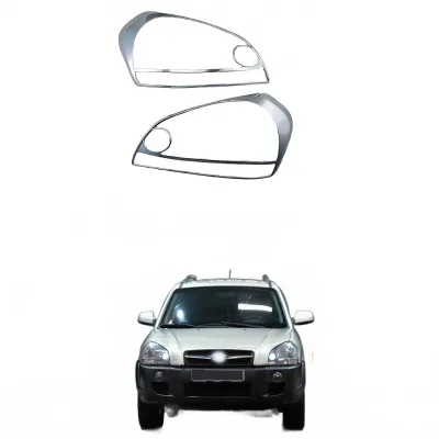 Chrome Plated ABS Tail Light Cover Trim Garnishes Compatible with Hyundai Tucson 2008 Rear Lamp Accents Chrome Plated ABS Tail Light Cover Trim Garnishes Compatible with Hyundai Tucson 2008 Rear Lamp Accents
