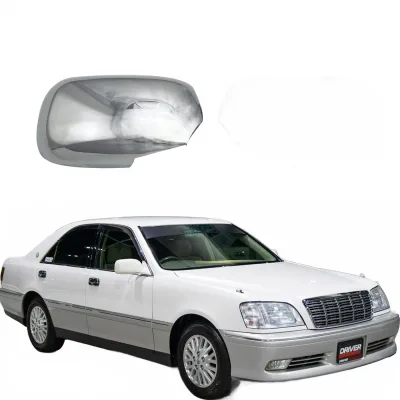 Chrome Plated ABS Side Rearview Mirror Cover Caps for Toyota Crown 1998-2004 Exterior Trim Decoration Chrome Plated ABS Side Rearview Mirror Cover Caps for Toyota Crown 1998-2004 Exterior Trim Decoration