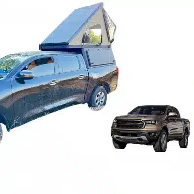 Pickup Truck Bed Canopy Cover with Top-Opening Door Multifunctional Camping Shell for Toyota Tundra Ford F150 Dodge Ram Pickup Truck Bed Canopy Cover with Top-Opening Door Multifunctional Camping Shell for Toyota Tundra Ford F150 Dodge Ram
