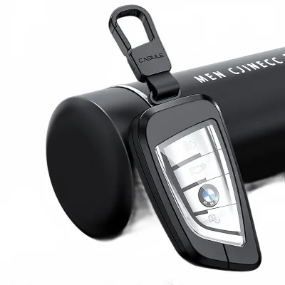 Luxury TPU Leather Car Key Fob Cover Case Protector with Keychain for BMW 3 Series 5 Series X3 X5 320li 325li 525li 530 Luxury TPU Leather Car Key Fob Cover Case Protector with Keychain for BMW 3 Series 5 Series X3 X5 320li 325li 525li 530