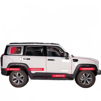 Full Set Weather Stripping Sealing Strips for BJ40E, Engine Hood Door B-Pillar Trunk Dashboard Soundproof and Dustproof Rubber Seal Kit Full Set Weather Stripping Sealing Strips for BJ40E, Engine Hood Door B-Pillar Trunk Dashboard Soundproof and Dustproof Rubber Seal Kit