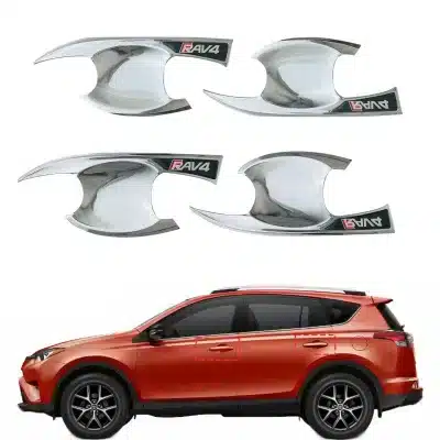 Exterior Door Handle Bowl Cover Trim for Toyota RAV4 2014-2016, Chrome ABS Decorative Protector Accessories Exterior Door Handle Bowl Cover Trim for Toyota RAV4 2014-2016, Chrome ABS Decorative Protector Accessories
